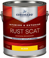 ACE HARDWARE CLIFTON Rust Scat Waterborne Acrylic Enamel is suitable for interior or exterior use. Engineered for metal surfaces, it also adheres to primed masonry, drywall, and wood. It has tenacious adhesion and provides excellent color and gloss retention.boom